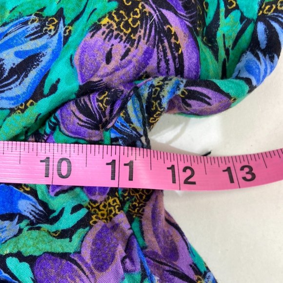 Vintage Tradition Sears Floral Maxi Dress - Size 10 - Picture 4 of 6